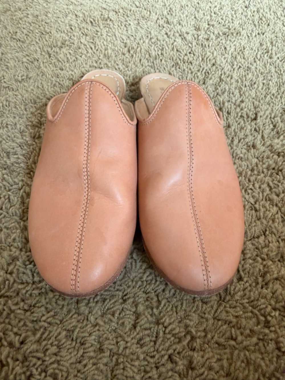 Sabah babas in natural leather 36